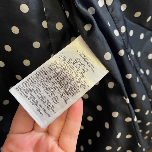 Banana Republic quilted jacket with belt XS PETITE - Picture 5 of 5